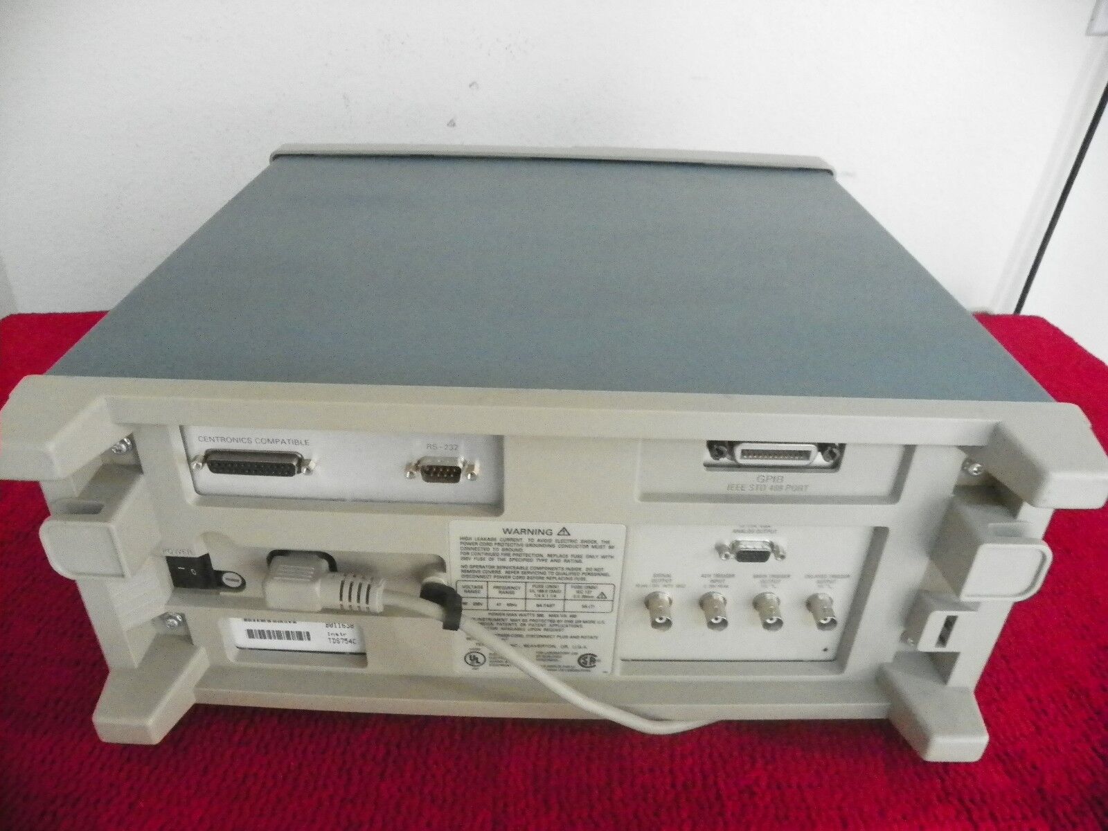 Tektronix TDS754C 500MHz 4 Channel Oscilloscope Options 13/1F/2F Tektronix TDS754C 500MHz 4 Channel Oscilloscope Options 13/1F/2F